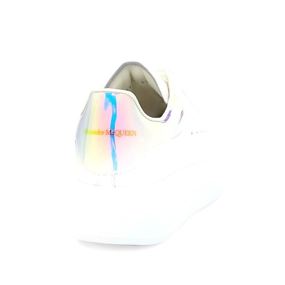 Alexander McQueen's Iridescent Suede Sneakers - Picture 2 of 5